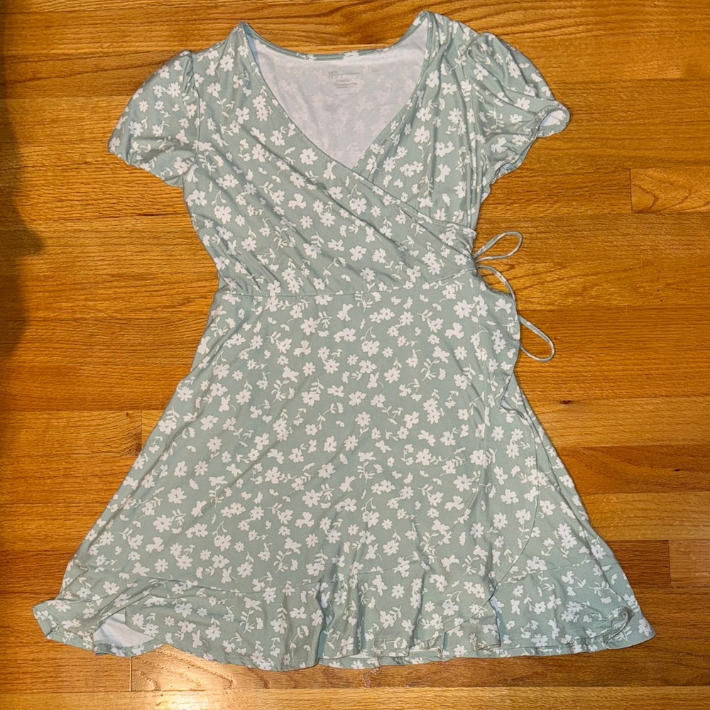 Light green flower dress
